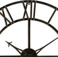 Small Antique Brass Skeleton Clock - 80cm x 80cm