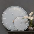 Smithton Grey Metal Large Wall Clock - 80cm x 80cm