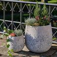 Sutton Fiberclay Pot - Grey - Set of 2