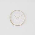 Takamaka Wall Clock - Round - Gold Metal