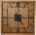 Victoria Square Wooden Wall Clock - 60cm x 60cm