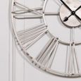 Wall Clock - Vintage Silver - Round