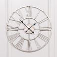 Wall Clock - Vintage Silver - Round
