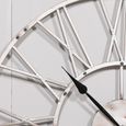 Wall Clock - Vintage Silver - Round
