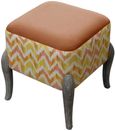 Savannah Ralf Footstool - Amber - Printed