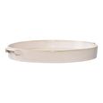 Tray - Round - Ceramic - White