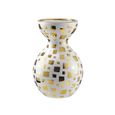 Vase - White and Gold - Ceramic
