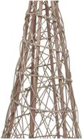 Wicker Large Led Christmas Tree with Star