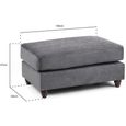 Windsor Footstool - Stone