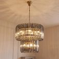 Bryon Chandelier - Smoke - Glass and Metal