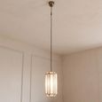 Elona Chandelier - Antique Brass - Glass and Metal