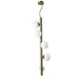 Elorie Chandelier - Antique Brass - Glass and Metal