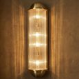 Leeza Wall Lamp - Brushed Gold - Glass and Metal