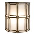 Amara Wall Lamp - Antique Brass - Glass and Metal