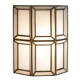 Amara Wall Lamp - Antique Brass - Glass and Metal