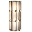 Opal Wall Lamp - Antique Brass - Glass and Metal