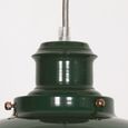 Fishermans Ceiling Light - British Green Painted Metal
