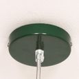 Fishermans Ceiling Light - British Green Painted Metal