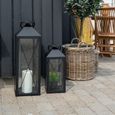 Casa Lantern - Black Metal - Set of 2