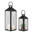 Casa Lantern - Black Metal - Set of 2