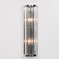 Deco Wall Light - Chrome and Glass - 55cm