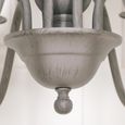French Style Chandelier with Shade - Grey - 12 Branch