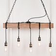Ceiling Light - Industrial Style - Wooden