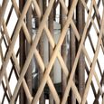 Large Standing Wicker Lantern