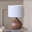 Ashford Table Lamp - Brown Ceramic