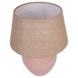 Aubrey Table Lamp - Dusky Pink Ceramic - Small