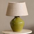 Aubrey Table Lamp - Green Ceramic - Small