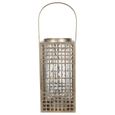 Barossa Lantern - Fretwork - Aged Gold Metal