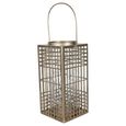 Barossa Lantern - Fretwork - Aged Gold Metal