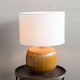 Bruno Table Lamp - Burnt Ochre Ceramic