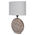 Chariot Table Lamp - Brown Ceramic - Small