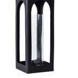 Halden Floor Lantern - Black Metal - Medium