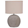 Lunara Table Lamp - Grey Ceramic