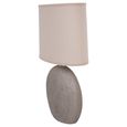 Lunara Table Lamp - Grey Ceramic