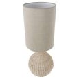 Natural Rattan Table Lamp - Large