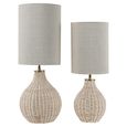 Natural Rattan Table Lamp - Large