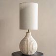 Natural Rattan Table Lamp - Large