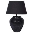 Skyline Table Lamp - Black Ceramic - Large