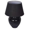Skyline Table Lamp - Black Ceramic - Large
