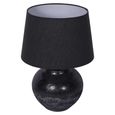 Skyline Table Lamp - Black Ceramic - Small