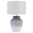 Skyline Table Lamp - Grey and Blue Ceramic