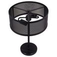 Storm Table Lamp - Mesh Black Metal