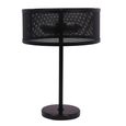 Storm Table Lamp - Mesh Black Metal