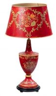 Meerut Red Floral Design Lamp