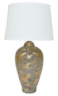 Ashford Ceramic Table Lamp - Charcoal Grey - Large