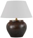 Orna Table Lamp - White and Brown